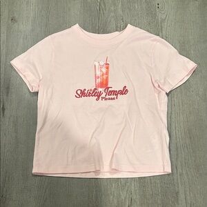 Abercrombie Kids Pink Shirley Temple Tee